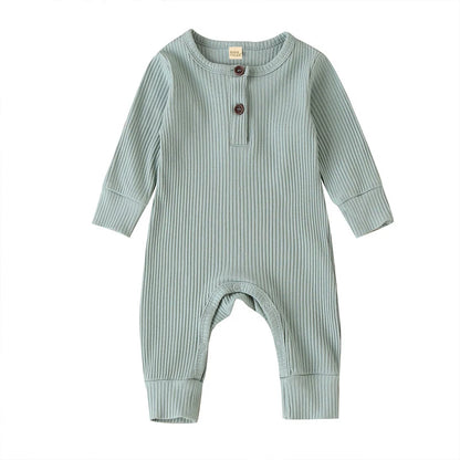 Baby Boys/Girls Long Sleeve Cotton Romper
