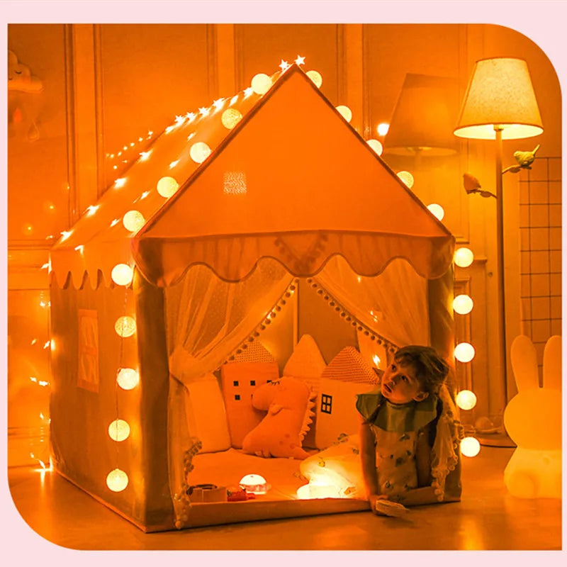1.35M Large Folding Kids Play House Princess Castle childrensterritory