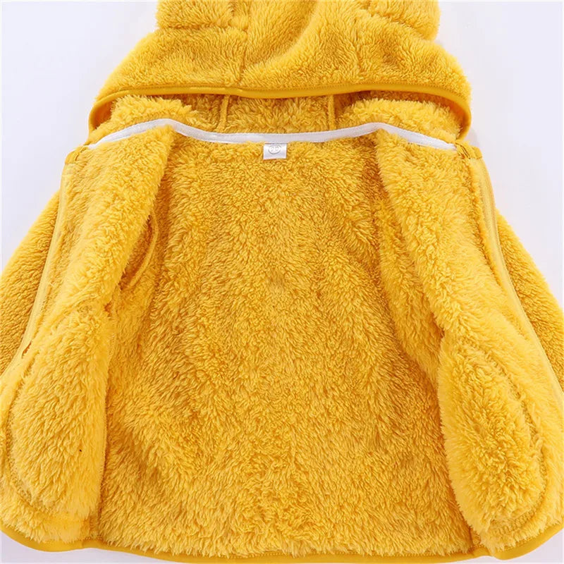 Toddler Boys Girls Warm Fleece Colorful Hoodies Jackets childrensterritory