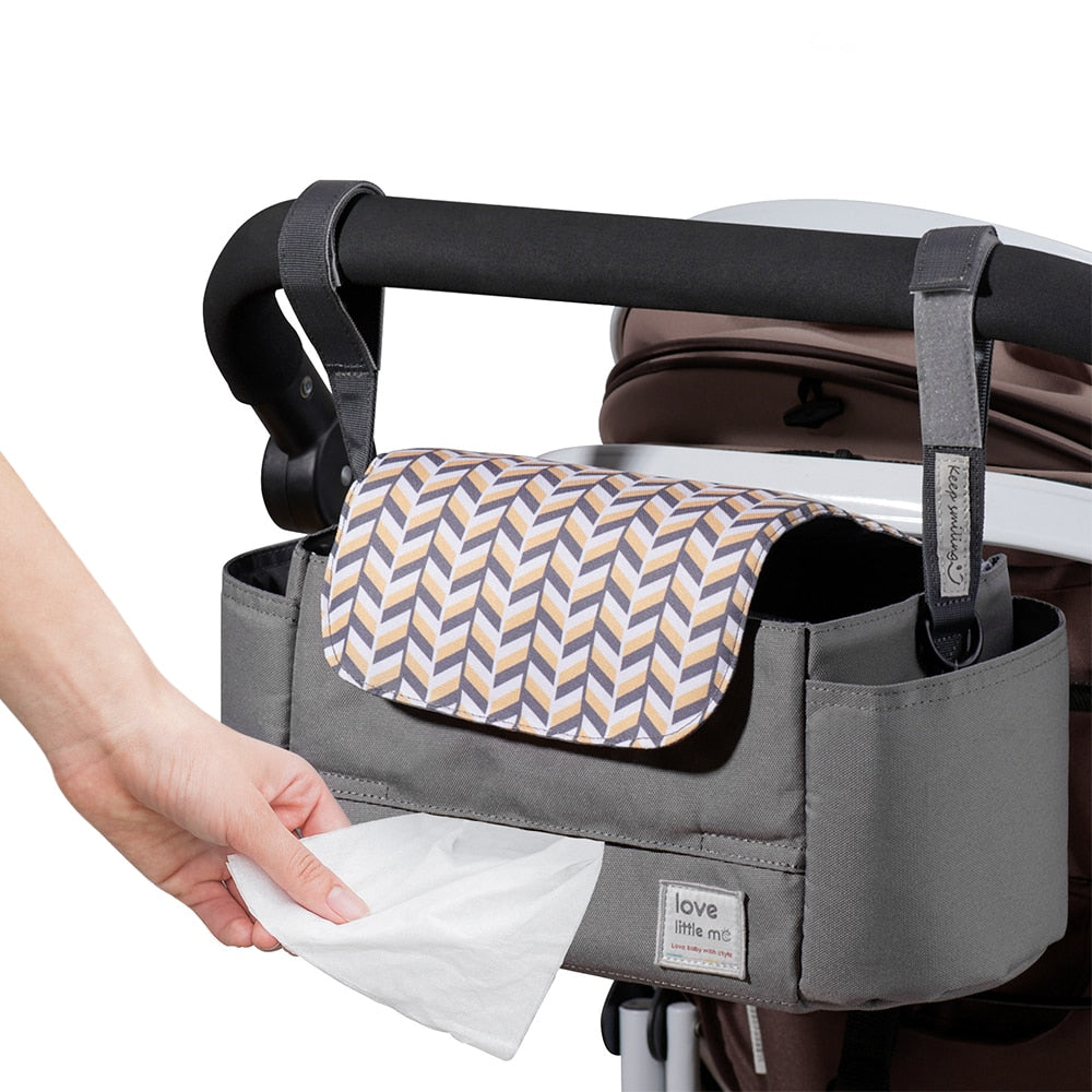 Expandable Baby Stroller Organizer with Shoulder Strap childrensterritory