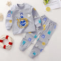 Kids Cartoon Print Long-Sleeved Clothing Set childrensterritory