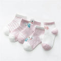 Cartoon Animal Design 5 Pairs/Lot 0-2Yrs Baby Socks childrensterritory