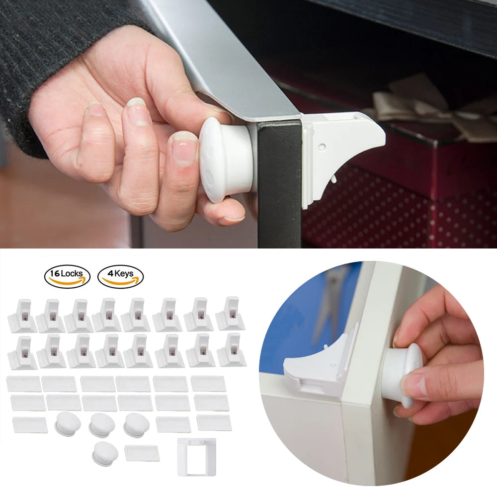 Invisible Magnetic Child Safety Lock, Baby Security Protection