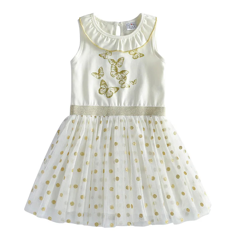Kids Girls Unicorn Embroidery Birthday Tutu Dresses childrensterritory