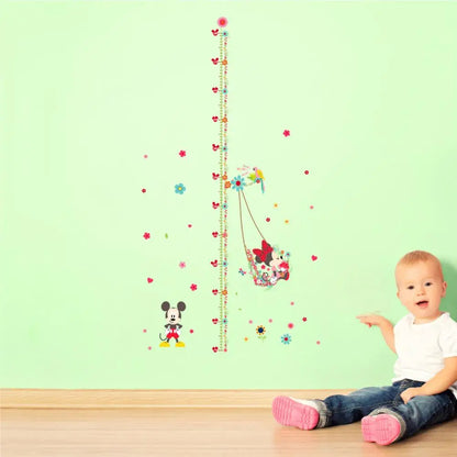 Cartoon Design Height Measure Wall Decals for Kids Room childrensterritory