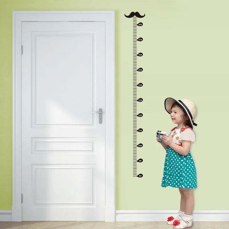 Cartoon Design Height Measure Wall Decals for Kids Room childrensterritory