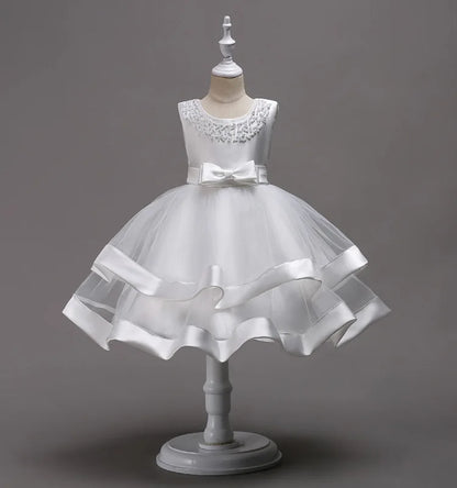 Elegant Baby/Kids Girls Lace Design Flower Dresses childrensterritory