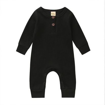 Baby Boys/Girls Long Sleeve Cotton Romper