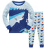 Kids Boys Cartoon Print Long Sleeve Cotton Sleepwear childrensterritory