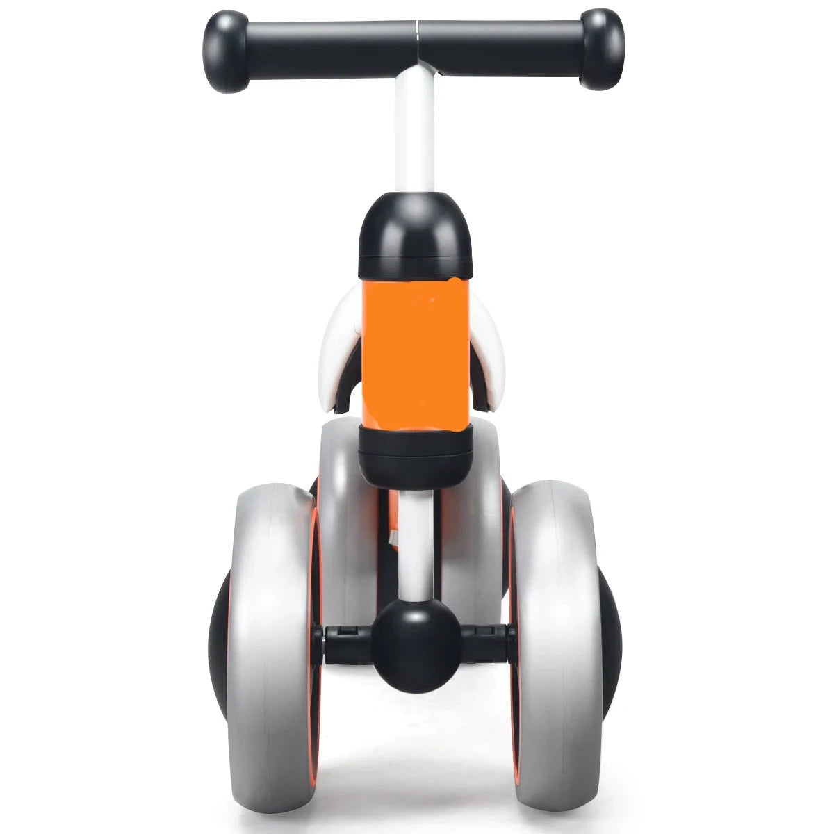 Baby No-Pedal 4-Wheel Orange Balance Learning Bike childrensterritory