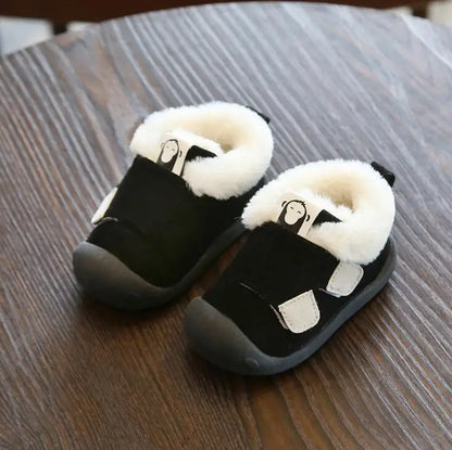 Warm Plush Baby Girls Boys Soft Bottom Snow Boots childrensterritory