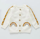 Baby Girls Long Sleeve Embroider Knit Cardigan childrensterritory