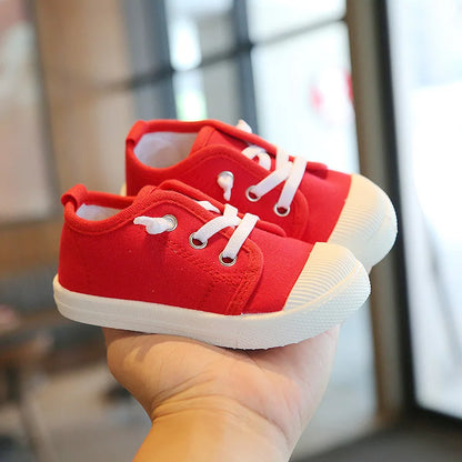 Kids Boys Lace-up Casual Canvas Shoes/Sneakers childrensterritory