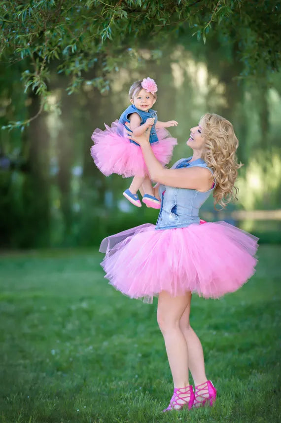 Mother and Daughter Matching Tutu Skirts Set childrensterritory