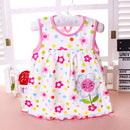 Baby Girl Floral and Cartoon Print Summer Cotton Dresses childrensterritory