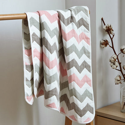 6 Layer Cotton Muslin Baby Blankets Carriage Quilt childrensterritory
