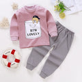 Kids Cartoon Print Long-Sleeved Clothing Set childrensterritory