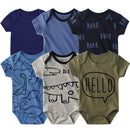 6Pcs/Lot Cartoon Design Soft Cotton Baby Rompers childrensterritory