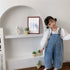 Korean Style Kids Oversized Wide Leg Denim Overalls Casual Pants childrensterritory