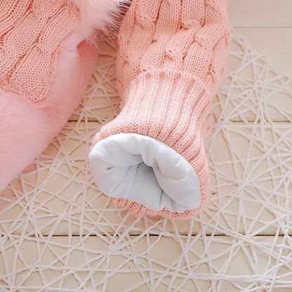 Baby Girls Thicken Warm Winter Hooded Jackets childrensterritory