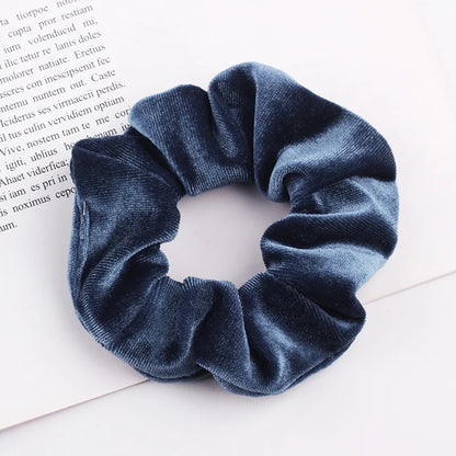 Velvet Scrunchie Hairband For Girls