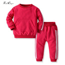 Baby Kids Solid Colour Winter Clothing Set childrensterritory