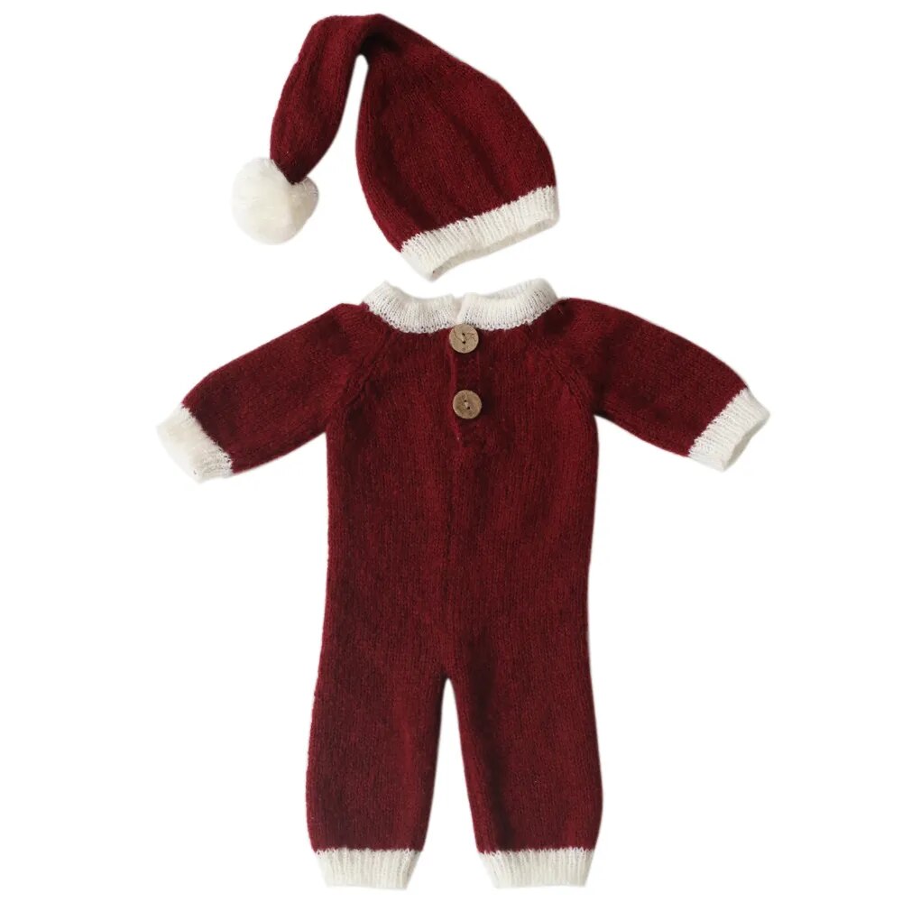 Newborn Santa Costume Photography Prop for Christmas childrensterritory