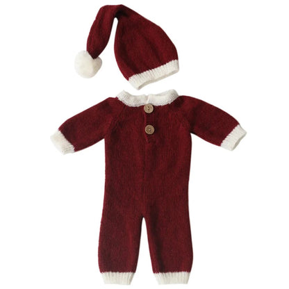 Newborn Santa Costume Photography Prop for Christmas childrensterritory