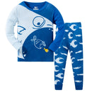 Kids Boys Cartoon Print Long Sleeve Cotton Sleepwear childrensterritory