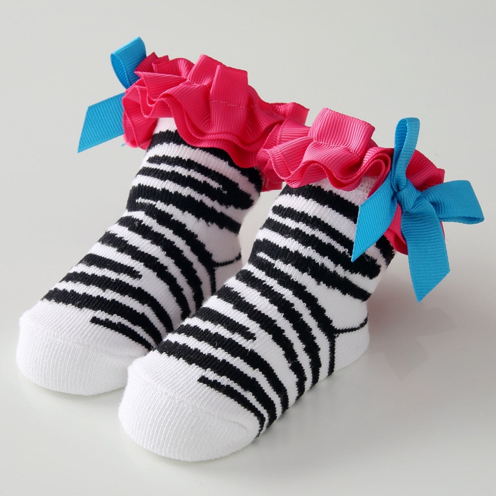 Cute Pattern Cotton Infants Socks Baby Girls Princess Socks childrensterritory