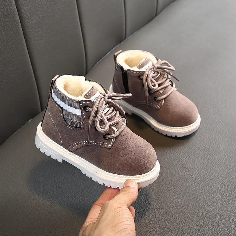 Casual Plush Warm Ankle Shoes for Kids childrensterritory
