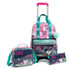 Cartoon Letter Print 16-Inch 3-Piece Set of Kids School Trolley Backpack childrensterritory