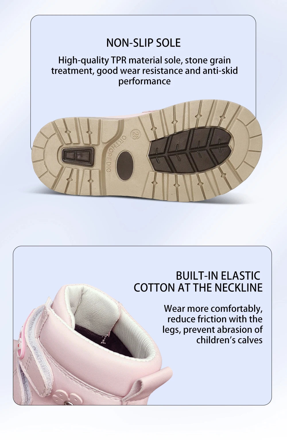 Kids Luxury Ankle Booties With Rhinestone Decoration childrensterritory
