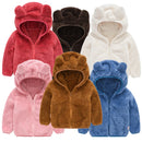 Toddler/Kids Girls Boys Hooded Warm Surcoat/Sweatshirt