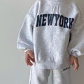 Letter Printed Toddler Sweatshirt + Trousers Clothing Set childrensterritory