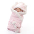 Warm Soft Baby Blanket and Swaddling Solid Bedding Set childrensterritory