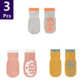 Cute Pattern: 3 Pairs/lot Anti-Slip Baby Cotton Socks childrensterritory