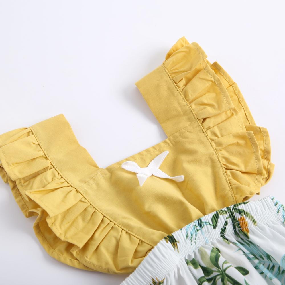 Floral Print Baby Girl Sleeveless Cotton Bodysuits childrensterritory