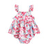 Baby Girls Floral Sleeveless Tops + Shorts Clothing Set childrensterritory