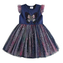 Kids Girls Unicorn Embroidery Birthday Tutu Dresses childrensterritory