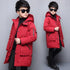 -30 Degree Waterproof Warm Down Hooded Coat for Teen Boys childrensterritory