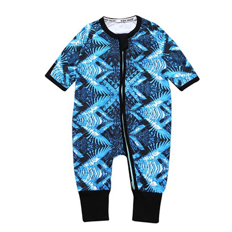 Baby Long Sleeve Printed Rompers for Spring