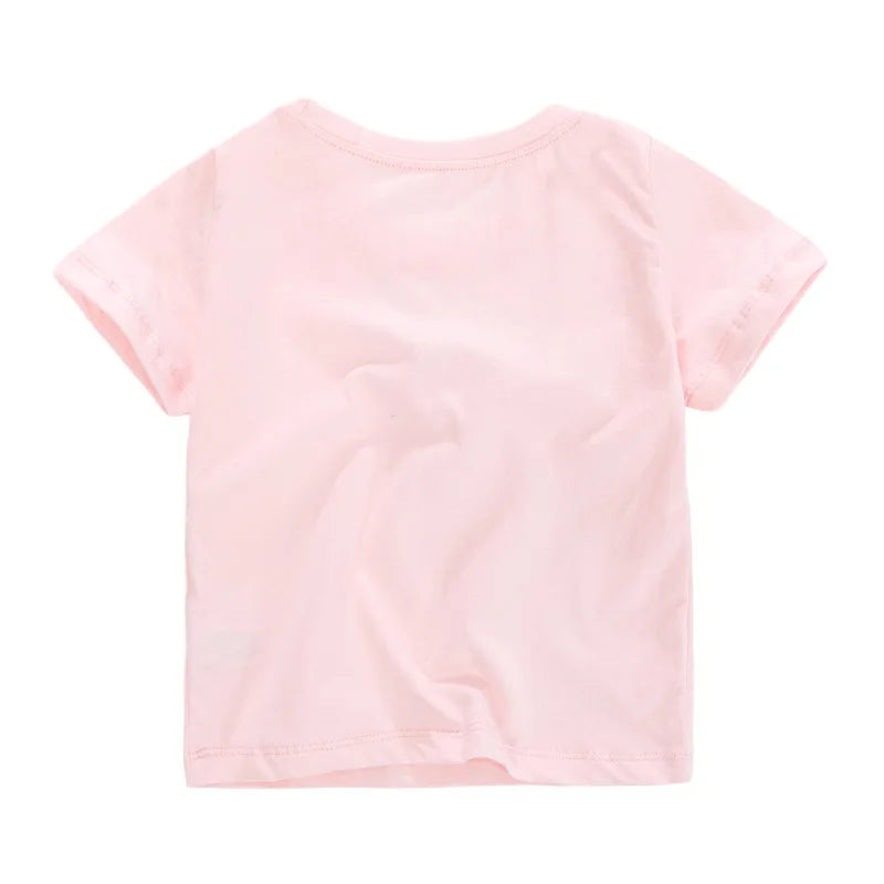 Kids Girls Lovely Unicorn Design Casual Tops