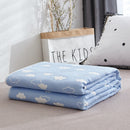 6 Layer Cotton Muslin Baby Blankets Carriage Quilt childrensterritory