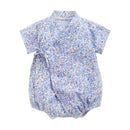 Baby Boys Girls Floral Cotton Bodysuits for Summer childrensterritory
