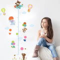 Cartoon Design Height Measure Wall Decals for Kids Room childrensterritory