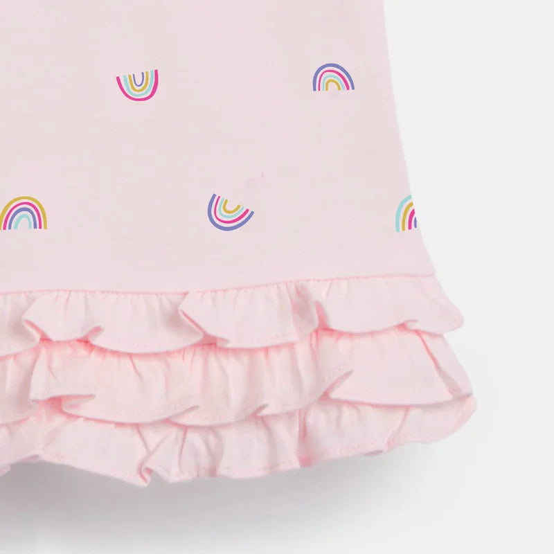 Kids Girls Cute Print Summer Casual Cotton Dresses childrensterritory