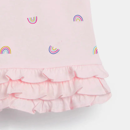 Kids Girls Cute Print Summer Casual Cotton Dresses childrensterritory