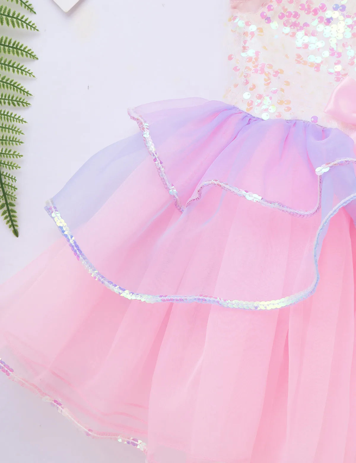 Shiny Sequins Design Tutu Ballet Dress for Little Girls childrensterritory