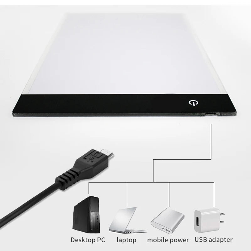Kids A4 Level Led Drawing Pad Educational Toy